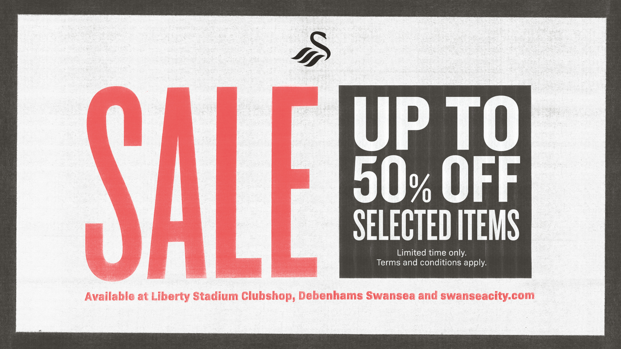 Club Shop sale Up to 50 off selected items Swansea
